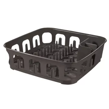 CURVER Essentials trauku žāvētājs 39x39x10,1 cm tumši pelēks