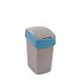 CURVER Deco Flip Bin 25L atkritumu tvertne sudraba/zila