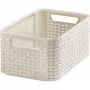 CURVER Style S uzglabāšanas kaste 28,5 x 19,4 x 13 cm krēmkrāsas rotangpalmas efekts