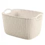 CURVER Grozs Knit L Taisnstūra 19L 40x30x23cm Balts