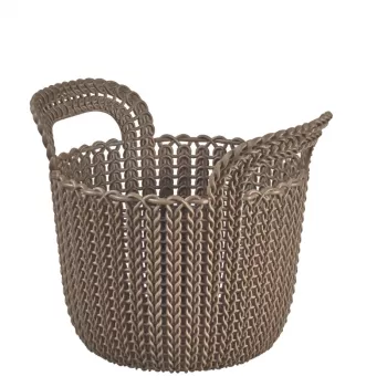 CURVER Grozs Knit XS Apaļš 3L 23x19x19 cm Brūns