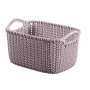 CURVER Knit XS taisnstūra uzglabāšanas grozs 3L 25x18x14 cm gaiši violets
