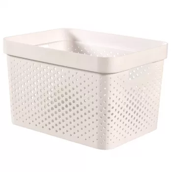 Curver kaste Infinity Recycled 17L 36x27x22cm balta