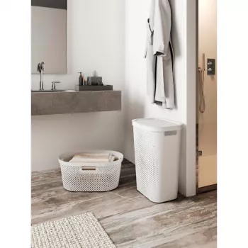 CURVER Infinity Recycled 60L uzglabāšanas kaste 44x35x60cm tumši pelēka