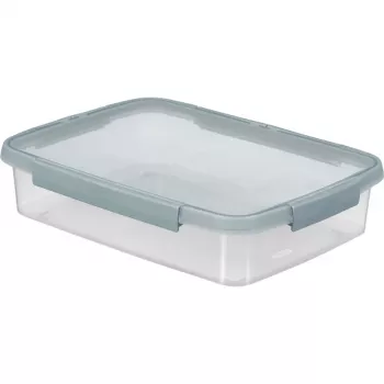 CURVER Smart Eco Fresh taisnstūra pārtikas uzglabāšanas trauks 2L ar hermētisku zaļu vāku