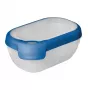 CURVER Grand Chef Eco taisnstūra ēdiena trauks 0,5L borsilikāta stikls 15x10x6,5cm