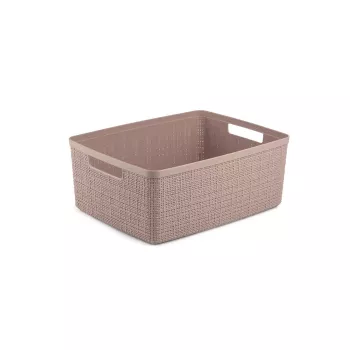 CURVER Grozs Jute M 12L 36x28x15cm Rozā