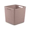 CURVER Grozs Jute Square 17L 28x28x27cm Rozā