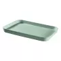 CURVER Divpusējs notecināšanas paklājiņš Kitchen Essentials zaļš
