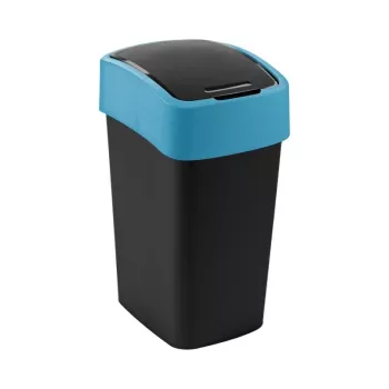 CURVER Flip Bin 25L atkritumu tvertne melna/zila