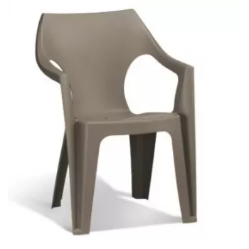 KETER Dārza krēsls Dante Low Back Brūns