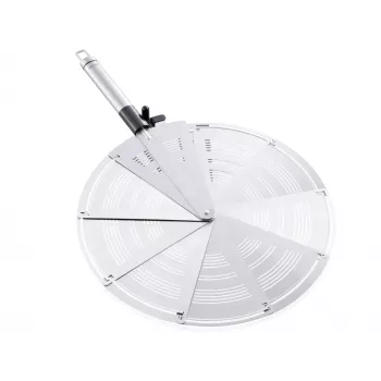LEIFHEIT ProLine aizsargvāciņš pret šļakatām pannām Ø28 cm, nerūsējošā tērauda siets, melns rokturis