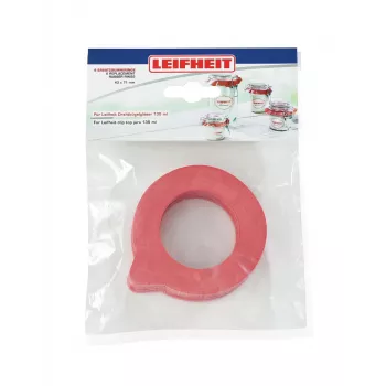 LEIFHEIT Rezerves gumijas gredzeni 6gab 43x71mm hermētiski noslēdzamiem 135ml burciņām