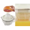 LEIFHEIT manuālā citrusaugļu sulu spiede 0,5L ar 2 konusiem, sietu, mērskalu, neslīdošu pamatni, mazgājama trauku mašīnā