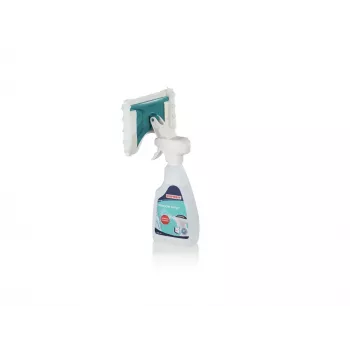 LEIFHEIT logu tīrīšanas koncentrāts ar mazgāšanas līdzekli, 500 ml, formula bez svītrām logiem, spoguļiem, stiklam, dušas kabīnēm, flīzēm, savietojams ar logu tīrīšanas robotiem un manuālu tīrīšanu