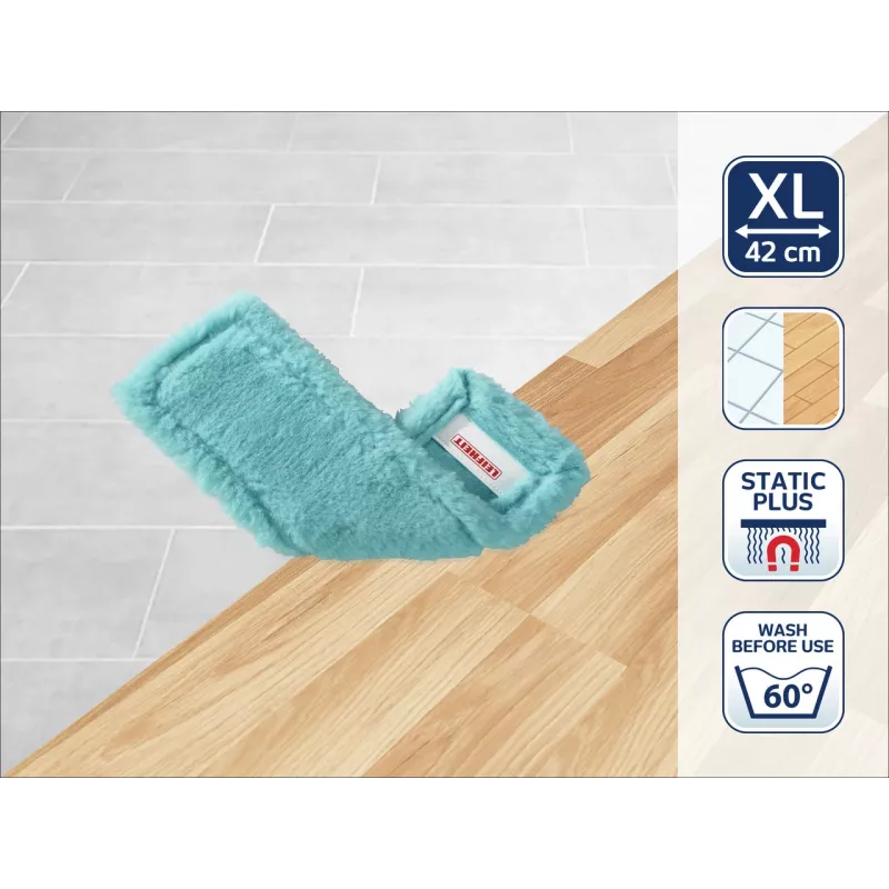LEIFHEIT Profi XL Static Plus 42cm sausās grīdas tīrītājs
