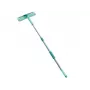 LEIFHEIT Classic logu tīrītājs ar teleskopisku rokturi 100-155 cm, 33 cm tīrītājs, bez svītrām, zaļš/balts