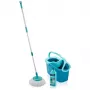 LEIFHEIT grīdas tīrīšanas komplekts Rotation Disc Mop Ergo ar Power Cleaner 1L