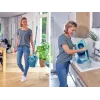 LEIFHEIT grīdas tīrīšanas komplekts Rotation Disc Mop Ergo ar Power Cleaner 1L