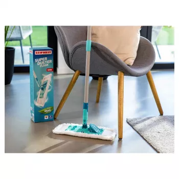 LEIFHEIT Superduster Floor M 33cm elektrostatiskā grīdas putekļu slotas galva