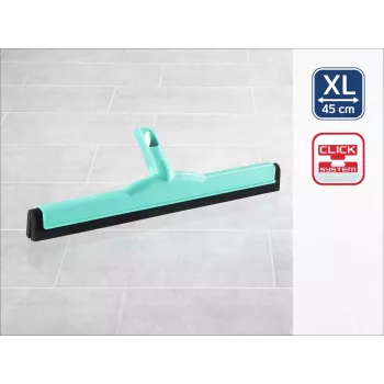 LEIFHEIT Click System grīdas tīrītāja uzgalis 45 cm ūdens savākšanai, dubultā gumijas lūpa, zils/balts
