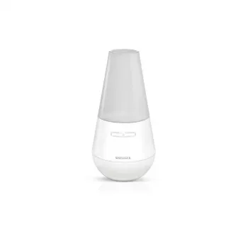 SOEHNLE Air Aromatizator Valencia ultraskaņas aromāta difuzors, 100 ml tvertne, darbības laiks līdz 4 h, balts/sudraba