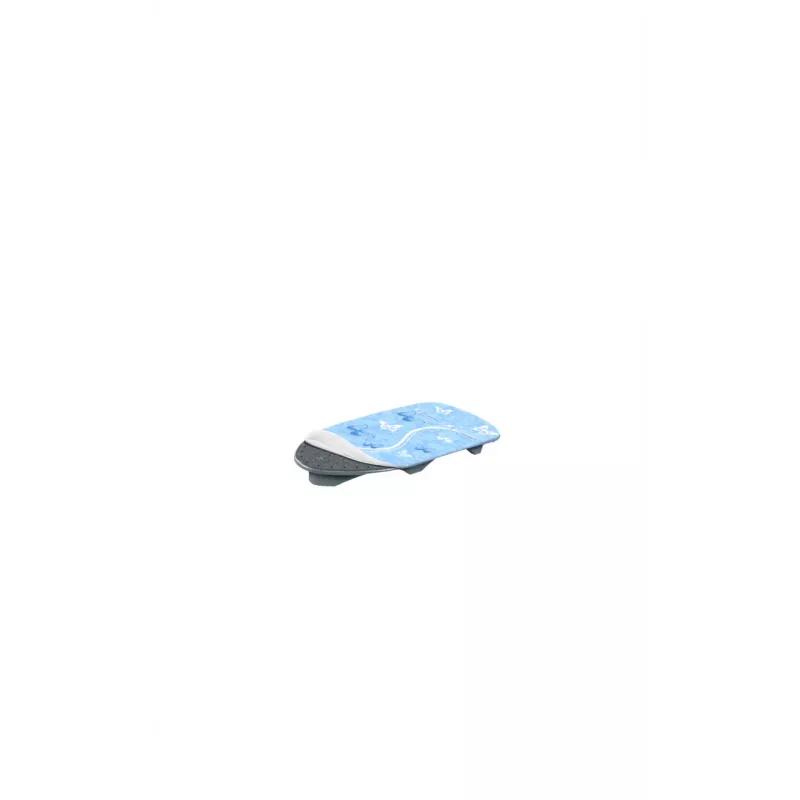 LEIFHEIT Air Board Table Compact gludināmais dēlis 70x30cm, Thermo-Reflect, īpaši viegls EPP, salokāms, balts/zils