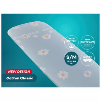 LEIFHEIT Gludināmā dēļa pārvalks Cotton Classic S/M 125x40cm