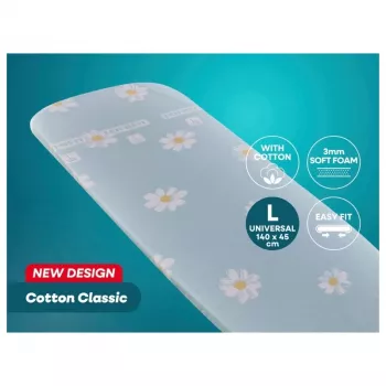 LEIFHEIT Gludināmā dēļa pārvalks Cotton Classic L/Universal 140x45cm
