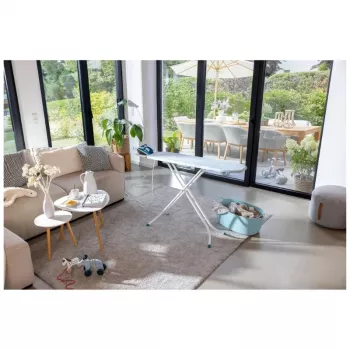 LEIFHEIT Gludināmais dēlis Classic S Basic 110x30cm ar fiksētu gludekļa turētāju un 7 līmeņu augstuma regulēšanu