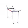 LEIFHEIT Pegasus 160 Solid Slim drēbju žāvēšanas statīvs 16m salokāms veļas žāvētājs, pulverkrāsots tērauds, iekštelpās/ārtelpās, melns