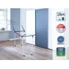 LEIFHEIT Pegasus 160 Solid Slim drēbju žāvēšanas statīvs 16m salokāms veļas žāvētājs, pulverkrāsots tērauds, iekštelpās/ārtelpās, melns