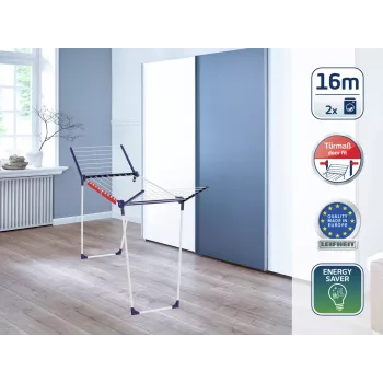 LEIFHEIT Pegasus 160 Solid Slim veļas žāvēšanas statīvs