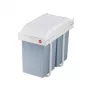 HAILO Multi-Box Duo L iebūvējams atkritumu tvertne, 2x14L, balta