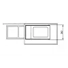 HAILO Multi-Box Duo L iebūvējams atkritumu tvertne, 2x14L, balta