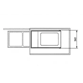 HAILO Multi-Box Duo L iebūvējams atkritumu tvertne, 2x14L, balta