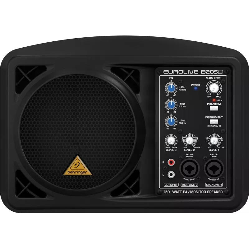 Behringer B205D aktīvais 150W 5,25 inch personīgais monitora skaļrunis