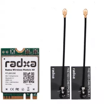 RADXA RA007-A8 M.2 WiFi 6 un Bluetooth 5.2 bezvadu modulis (Intel AX200)