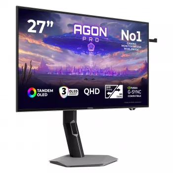 AOC AGP277QKDC 26,5 inch QHD OLED 720Hz spēļu monitors