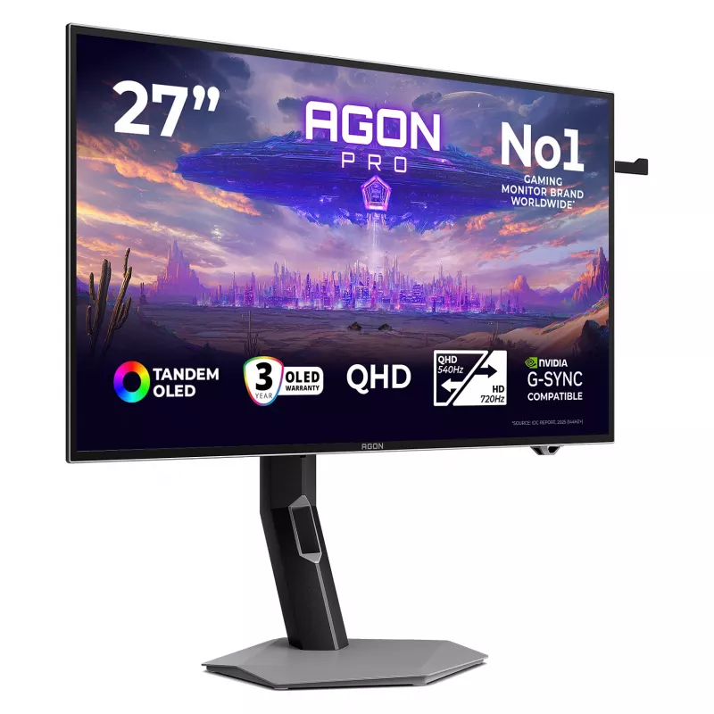 AOC AGP277QKDC 26,5 inch QHD OLED 720Hz spēļu monitors