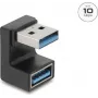 Delock USB 10 Gbps Type-A vīriešu uz sieviešu U-veida adapteris