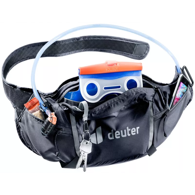 Deuter Shortrail III Lake - skriešanas jostas soma, 2,5L, pārstrādāta, zila