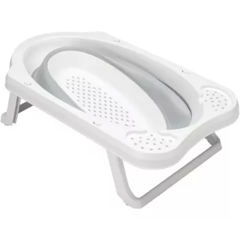 KEEEPER salokāma mazuļu vanna Maja Pure 48x82x23.5 cm pelēka