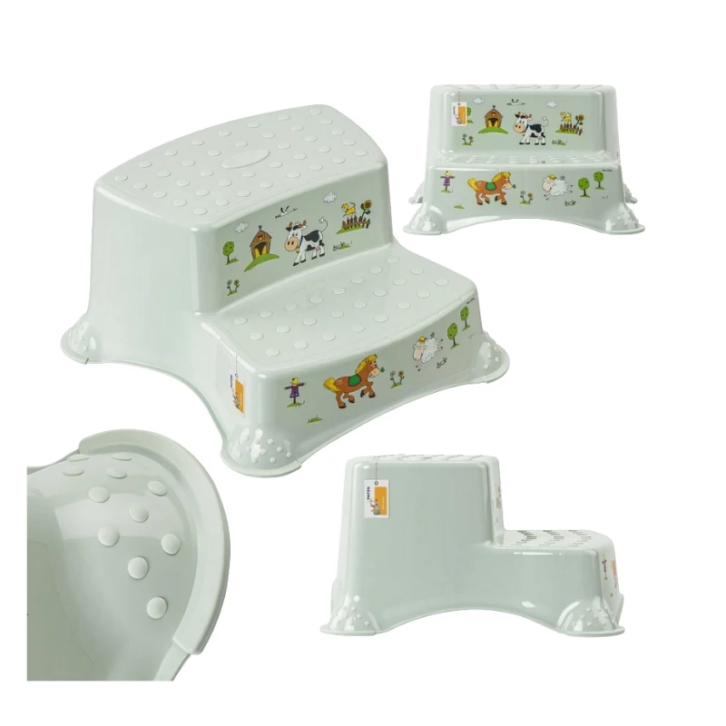 KEEEPER divlīmeņu sols Igor Funny Farm 40x37x21 cm gaiši zaļš