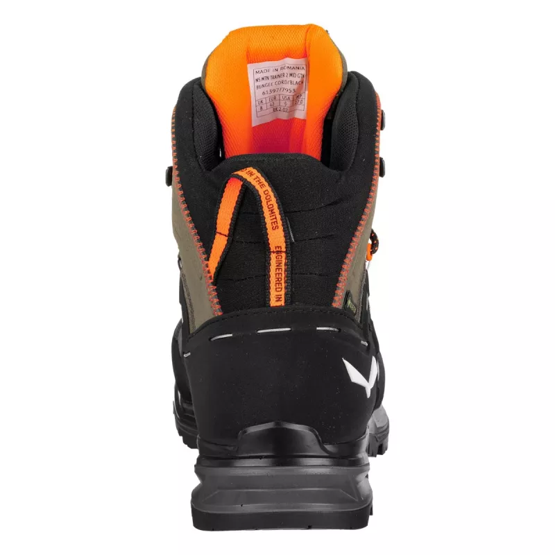 Salewa vīriešu Mountain Trainer 2 Mid GTX pārgājienu zābaki - Bungee Cord/Melni - EU 46