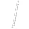 HAILO S80 ProfiStep duo kombinētās kāpnes, alumīnijs, 2x15 pakāpieni, maks. slodze 150 kg
