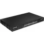 Edimax Pro GS-5424PLX 24 portu Gigabit PoE+ viedais komutators ar 4x 10G SFP+ augšupielādes portiem, 400W budžets, L2+ pārvaldība, montāža plauktā