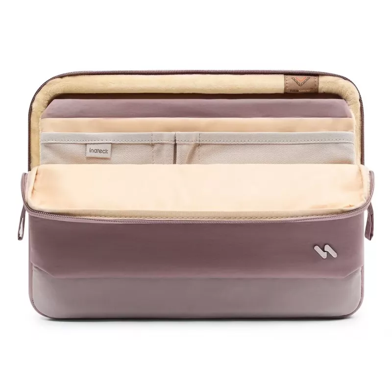 Inateck klēpjdatora futrālis 13 inch violets - slaids aizsargapvalks ar YKK rāvējslēdzēju MacBook Air/Pro 13, Surface Laptop, Dell XPS 13