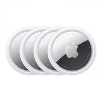 Apple AirTag 2. paaudze (4 gab.) balts MFEA4 - Bluetooth 5.0 izsekotājs ar precīzo meklēšanu, IP67 ūdensizturība, nomaināms CR2032 akumulators