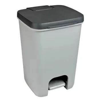 Curver Pedal Bucket Essentials 20L pelēks/tumši pelēks